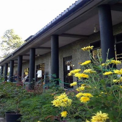 meditation hall outside